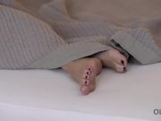 OLD4K. Old husband and his young spouse relax together in bedroom 1/16