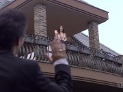 OLD4K. Old husband and his young spouse relax together in bedroom 4/16