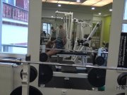 HUNT4K. Man for money let stranger fuck his slutty girlfriend in gym 14/16