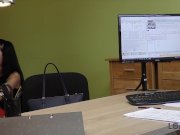 LOAN4K. Rich miss gets on her knees and blows dick of bank manager 9/16