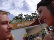 HUNT4K. Handsome hunter successfully pucked up cutie on public beach 6/16