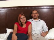 Passionate chick loves to fool around in bed 1/16