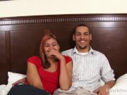 Passionate chick loves to fool around in bed 2/16