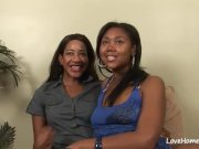 Two pretty girls are pleasing each other 1/16