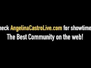 Latina BBW Angelina Castro Rubs Her Plump Pussy & Big Boobs!3 1/16