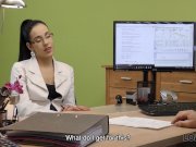 LOAN4K. Petite lassie pays with hot sex for wage increase in office 7/16