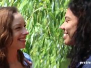 Abby Takes Caroline on a Sexy Adventure In the Forest 8/16