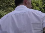 HUNT4K. Beautiful girl experiences nice sex for cash with stranger 7/16