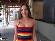 Jessa Blue is on her knees an moaning in the stairwell 4/16