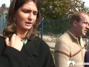 Beauty enjoys being slammed at the construction site 4/16