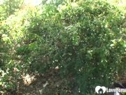 Blonde cutie gets shafted in the woods 4/16