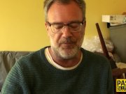 Dominated ebony kinky sub 1/16