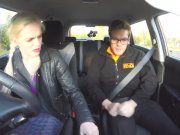 Fake Driving School Spunk covered pussy for busty British babe Alice Judge 1/16