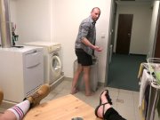 Fake Hostel Big busty girls have their way with Australian backpacker 1/16