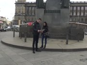 HUNT4K. Man recorded on camera how he picked up slutty brunette 2/16