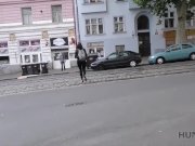 HUNT4K. Submissive cuckold watches slutty GF fucked hard by lover 6/16