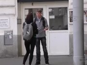 HUNT4K. Submissive cuckold watches slutty GF fucked hard by lover 7/16