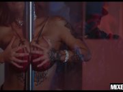 When the Canadian Heidi Van Horny big bootys moves around on big black cock 3/16