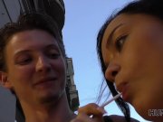 HUNT4K. Teen receives cum all over tummy after cheating on docile BF 6/16