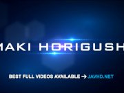 Japanese girl fucks in rough manners Maki Horiguchi 1/16