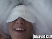 Mofos - Bride to be Stacey Hopkins gets fucked in her veil and blindefold 13/16