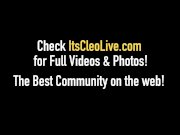 Cam Cutie Its Cleo & Ebony bud Fuck Joe the Cock! 1/16
