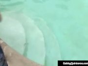 Mexi Milf Gabby Quinteros Fucks A Hard Young Cock Poolside! 16/16
