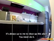 Redhead Latina Girlfriend Fucked Hard In Kitchen 3/16