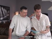 DADDY4K. Aroused chick allows old dad to analyze her in various ways 1/16