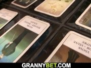 Blonde skinny granny gets her hairy hole drilled hard 7/16