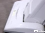 Luscious blonde gets shafted after blowing him 2/16