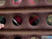 Spizoo - Sarah Vandella & Alix Lynx sharing a huge cock in hot threesome 2/16