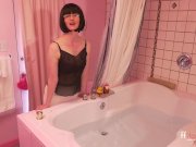 FFstockings - Have a wet dream with Julia and her squirting dildo 1/16