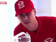Stunning German Secretary Fucks Pizza Guy #LETSDOEIT 2/16