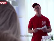 Stunning German Secretary Fucks Pizza Guy #LETSDOEIT 4/16