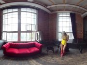 StasyQVR - 180 VR Porn Video - Boots 'n Blondes with MarbellaQ 1/16