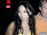 Giggly Latina Nice Tits Wild Ass Gangbang 1/16