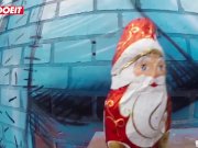 Christmas Eve Came with Pornstar Fucking for Amateur Guys 1/16