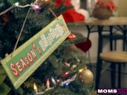 MomsTeachSex - Santa's Horny Helpers In Christmas Threesome S9:E7 1/16