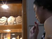 HUNT4K. Pretty brunette fucked by stranger to earn cash for ring 3/16