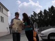 HUNT4K. Poor dude watches sexy girlfriend cheating on him for cash 1/16