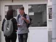 HUNT4K. Poor dude watches sexy girlfriend cheating on him for cash 9/16