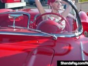 Vintage Cougar Shanda Fay Sucks A Hard Cock After A CarShow! 4/16