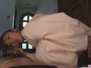 Teen Marika gives an asian pov blowjob and swallow - More at javhd net 9/16