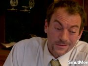 Big Tits Latina MILF Hunter Bryce Gets Naughty in the Office 3/16