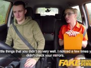 Fake Driving School Exam failure leads to hot sexy blonde car fuck 6/16
