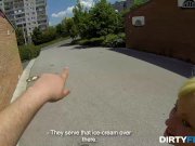 Dirty Flix - Iren - Casual cock riding outdoors 2/16