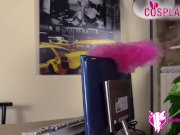 Sexy French Maid takes off stockings and lets you smell her feet. 1/16