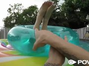 POVD Soaked slanted pussy DRILLED poolside 6/16