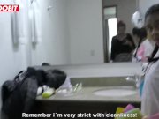 LETSDOEIT - Dominant Latina MILF loves making her cleaning lady cum 6/16